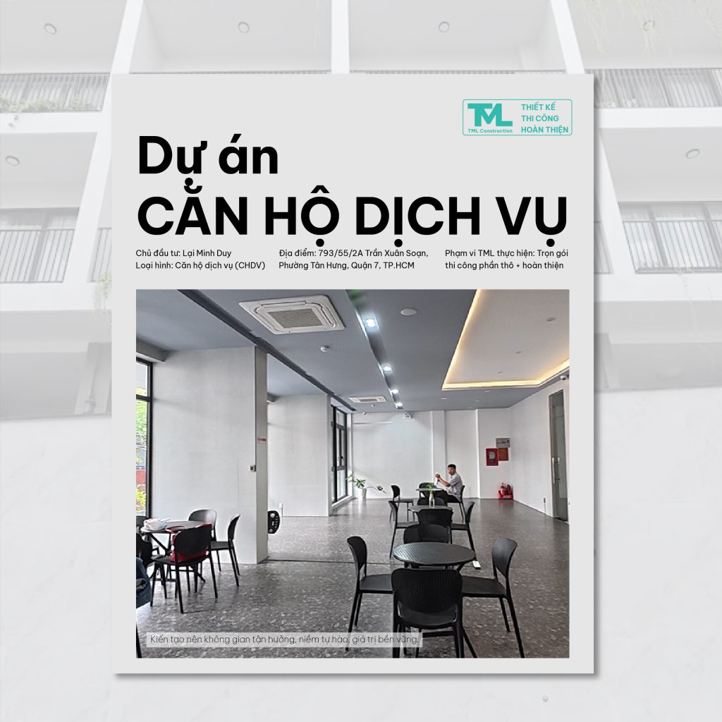 thi công trọn gói căn hộ dịch vụ Quận 7